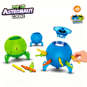 Jeu de société Space Ejection Board Game Barrel avec figurines d'astronautes à insérer, 2+ joueurs, pour fêtes et familles, jouet interactif anti-stress, cadeau - Product Image 3