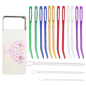 <span class=keywords><strong>Agujas</strong></span> MGZ-59 tejer <span class=keywords><strong>tulip</strong></span>án con caja de almacenamiento, juego de ganchos de ganchillo, <span class=keywords><strong>agujas</strong></span> de tejer de hilo romo - Product Image 1