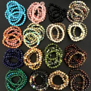 Pulsera de Moda con Diseño de Mosaico de Cristal Natural de Alta Calidad de 8 mm, Gema Curativa, Regalo - Product Image 1