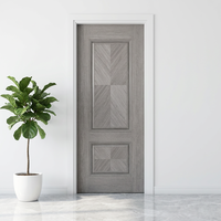 Panneau de porte en mélamine MDF 3,7 mm, surface de porte intérieure pré-finitionnée sans peinture, densité moyenne