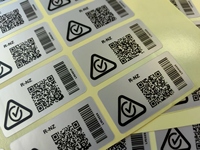 Etiquetas de Código de Barras con Número Secuencial Personalizadas - Pegatinas de Seguimiento de Activos de 4 Dígitos en Rollo
