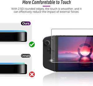 Protection d'écran tactile personnalisée pour joueur de jeux vidéo Lenovo Legion Go, film en verre trempé 9H 2.5D, anti-chute, installation facile - Product Image 4