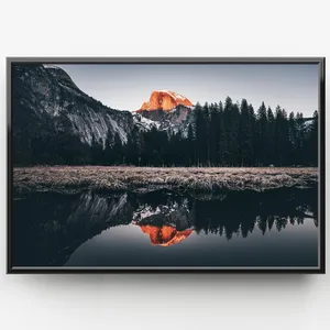 Natur landschaft Leinwand Wand kunst Fotografie Half Dome Sunset Print Minimalist ische Berge für Wohnkultur