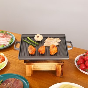 日式便携式火盆木炉带烤盘家用烧烤迷你烹饪烧烤炉套装 - Product Image 3