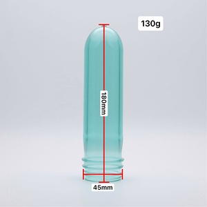 Thiết kế mới tùy chỉnh nhà máy trực tiếp bán màu xanh lá cây màu 45mm cổ 130g Trọng lượng phôi để làm Chai <span class=keywords><strong>PET</strong></span> - Product Image 3