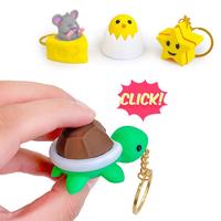 Mini 3D Printed Mushroom Turtle Clicker Keycap Press Decompressor Fingertip Stress Relief Toys Clickers for 3d Printed Toys