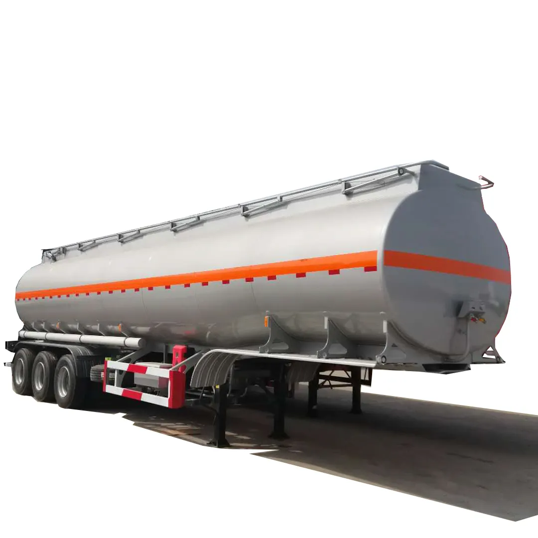 Reboque do tanque de combustível de alumínio 42500l, para venda em zimbabnós