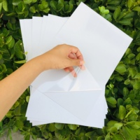 Pas cher a4 auto-adhésif album photo feuilles de pvc blanc