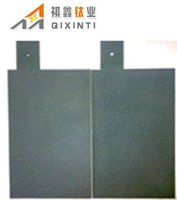 Anode en titane anodisée Gr1, substrat avec revêtement en ruthénium iridium, électrode en titane pour cellule d'électrolyse pour générateur de chlore