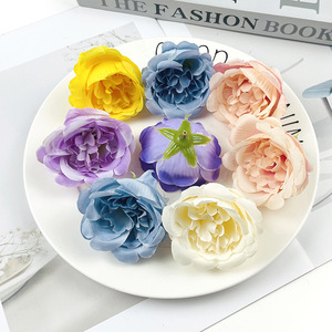 Têtes de fleurs de pivoine simulées, fleurs artificielles en soie pour décoration de mariage, décoration de la maison, accessoires de photographie - Product Image 2