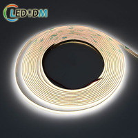 Bande LED COB flexible bon marché CE ROHS ETL ERP Dc12v 24V 320leds/M 480leds/M Bande lumineuse COB découpable de haute qualité