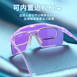 Lunettes de cyclisme Whale R16S, monture TR90, anti-buée, verres photochromiques, unisexe, course à pied, randonnée, basketball, sports - Product Image 3