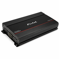 Amplificateur de voiture 4 canaux classe AB 120W RMS par canal, amplificateur audio pour système de mise à niveau des haut-parleurs, avec crossover passe-hautes et passe-bas