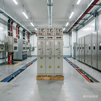 Unité de distribution annulaire intérieure professionnelle 12 kV 630 A en métal isolé solide pour connexion aux énergies renouvelables, armoire de commutation entièrement fermée