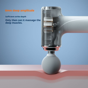 Pistolet de <span class=keywords><strong>massage</strong></span> électrique Shiatsu, 4 têtes, commande par bouton, soulagement de la douleur, machine de <span class=keywords><strong>massage</strong></span>, pistolet de fascia <span class=keywords><strong>Mimi</strong></span> pour la maison et le bureau - Product Image 3