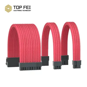 Pink 300mm Custom PSU Cable Kit Mod Extension Cable Currys For Extension Cable Kit With Comb