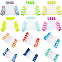 Hamac d'eau chaise longue piscine lit flottant gonflable sur l'eau pour adultes et enfants