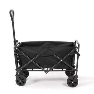 Wagon pliant Portable plate-forme OEM en plastique Durable pour les pique-niques en plein air supermarché Shopping <span class=keywords><strong>voiture</strong></span> Camping main pousser tirer remorque - Product Image 3