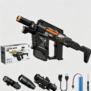 Pistolet à eau électrique puissant de haute qualité avec lumière, grande capacité, pour enfants, idéal pour l'extérieur - Product Image 3