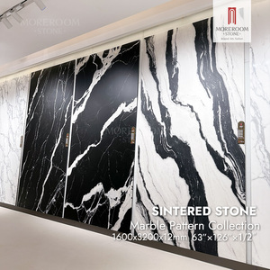 Dalle <span class=keywords><strong>en</strong></span> pierre frittée blanche 3200x1600mm, 12mm, aspect marbre Appennino, polie, grand format, panneau <span class=keywords><strong>en</strong></span> porcelaine pour mur, sol, plan de travail - Product Image 4