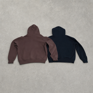 Custom Stringless Heavyweight Blank Boxy Hoodies Men's Heavyweight <b>Vintage</b> Cotton Fleece High Quality <b>Sweatshirts</b> & Hoodies - Product Image 4