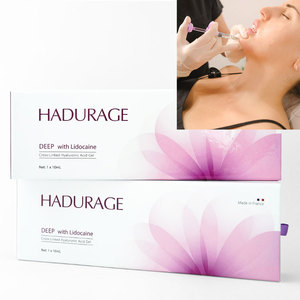 Hadurage 10ml Gel d'acide hyaluronique réticulé, produit de comblement cutané anti-âge injectable pour le visage, le nez et les lèvres - Product Image 1