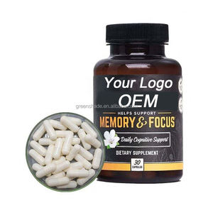 Hot Custom Logo Alpha GPC L-Theanine Brain <span class=keywords><strong>Supplements</strong></span> Boost Concentration <span class=keywords><strong>Memory</strong></span> para adultos y mujeres embarazadas - Product Image 1