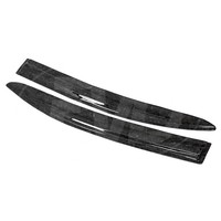 Visera de ventana de fibra de carbono forjado para Mitsubishi Lancer Evolution Evo X 2008-2015