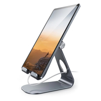 Support de tablette multi-angle Lamicall S1X pour bureau, support de téléphone robuste réglable, station d'accueil en aluminium pour bureau, tablette de 4 à 13 pouces, appareil intelligent