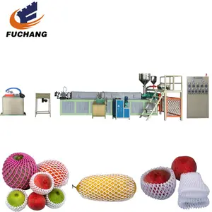 Longkou Fuchang PE 거품 과일 그물 기계 야채 거품 그물 기계 플라스틱 메쉬 기계