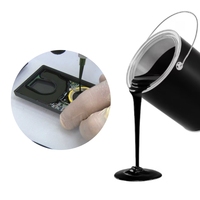 Caucho de silicona compuesto de encapsulado electrónico térmico de dos componentes de alta calidad para placa PCB
