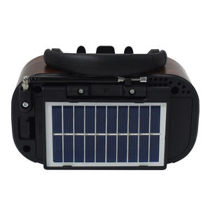 Yüksek kalite moda tasarım klasik Retro radyo AM/FM/SW 3 bantları ile küçük taşınabilir radyo GÜNEŞ PANELI USB/TF müzik çalar - Product Image 6