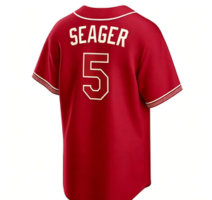 Nouveau maillot de <span class=keywords><strong>baseball</strong></span> SEAGER pour hommes, 53 GARCIA, 48 deGROM, 34 Ryan, broderie respirante, <span class=keywords><strong>chemise</strong></span> de sport - Product Image 2