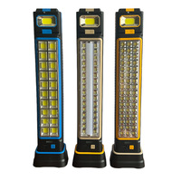 Lampe d'urgence portable multifonctionnelle USB à LED en ABS pour camping, tente et travail, avec recharge solaire transfrontalière