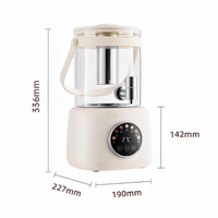 Bouilloire Électrique Multifonctionnelle en Verre pour la Préparation du Thé 1.6-2.0L pour la Maison, le Bureau et l'Extérieur, Idéale pour la Vente en Gros et les Cadeaux