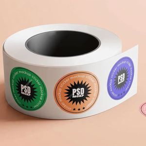 Custom Self-Adhesive Vinyl Stickers Logo Sticker <b>Waterproof</b> Sticker Printing Roll <b>Labels</b> - Product Image 3