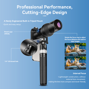 Objectif téléobjectif 30X pour <span class=keywords><strong>iPhone</strong></span> Samsung |   Objectif d'appareil photo à mise au point réglable pour la photographie de voyage et en extérieur - Product Image 5