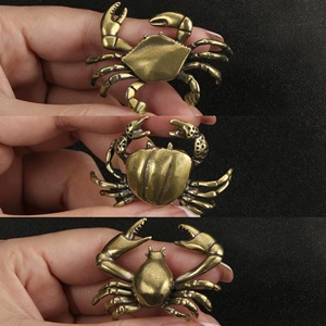 Metal Crafts <strong>Crab</strong> Statue <strong>Ornaments</strong> Accept Custom Design Brass <strong>Crab</strong> Toys. - Product Image 4