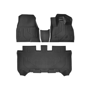 2021-2023 modèle Y tous temps TPE <span class=keywords><strong>tapis</strong></span> de sol Cargo Liner Set 3D <span class=keywords><strong>caoutchouc</strong></span> protection voiture avant arrière couverture pour Golf Accord CR-V - Product Image 1