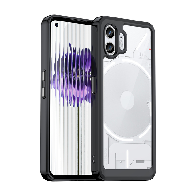 Acrylic Shield Colorful Shockproof Soft Case for Nothing Phone 1/2/3/2A/3A Pro with Magnetic Ring Holder