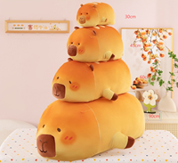 Boneka Hewan Plush Baru-'Roti Aneh' Kapibara Bantal Lembut Boneka Kapas PP Tinggi 2m Hadiah Natal