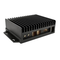 Dissipateur thermique en aluminium extrudé usiné CNC sur mesure avec inserts en cuivre pour module d'alimentation, refroidissement industriel