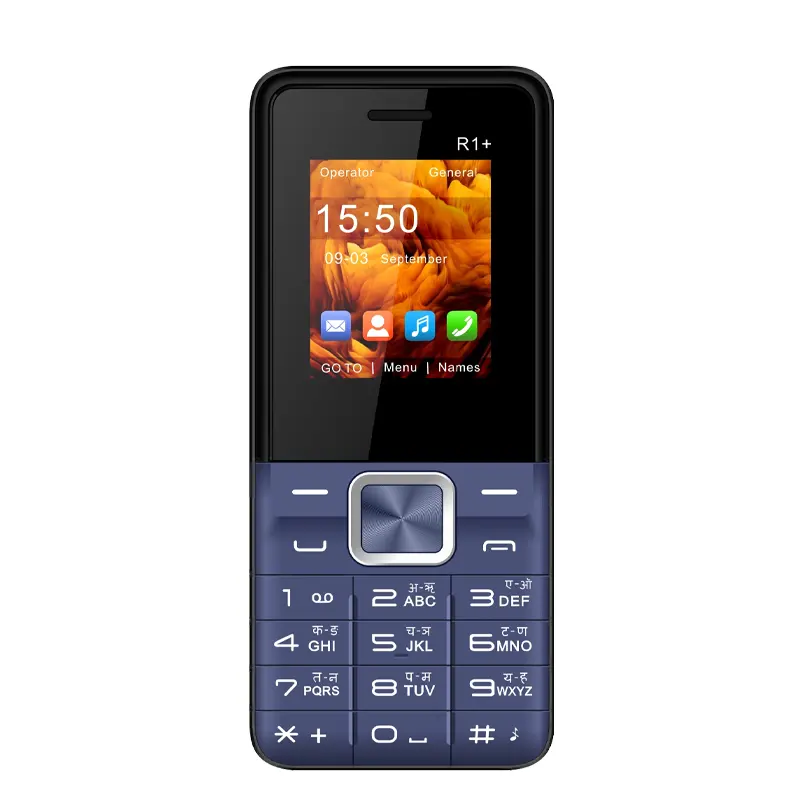 GC T301 grosir ponsel mini 1.77 inci, sistem OS KAI fitur Bar ponsel kamera belakang 0.3MP kartu SIM ganda nyaman