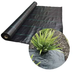 Farm weed barrier fabric Weed mat PP black geotextile woven HDPE meed control fabric manufacturer