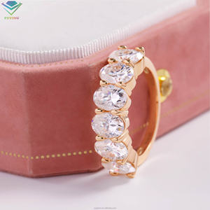 White/Rose/Yellow 18K Gold Plated Lab Grown D/VVS HPHT/CVD Diamond Claw Setting Oval Cut Luxury IGI Certificate custom <b>Rings</b> - Product Image 1