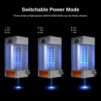 Module laser bleu haute puissance optique LASER TREE K60 60W 450nm avec 12 diodes laser intégrées pour machine de gravure CNC