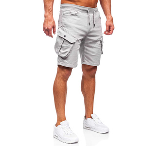 Hot Selling Summer Custom Logo Men's Cropped Pants Loose <b>Overalls</b> Trending Cargo Shorts Outdoor Casual Solid Shorts Wholesale - Product Image 3