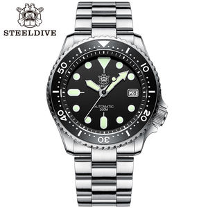 Nouvel arrivage 2020! Montre de plongée automatique étanche SD1996 <span class=keywords><strong>STEELDIVE</strong></span> 41.2mm en acier inoxydable NH35 200M - Product Image 1