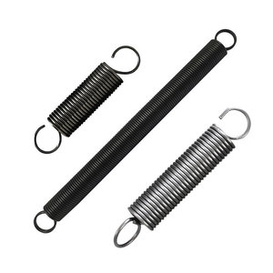 Stainless Steel Tension Spring With Hook Double <b>Ring</b> Telescopic Small Spring For Hardware Use - Product Image 1