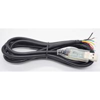 CÂBLE USB-RS232-WE-1800-BT-0.0 FTDI, USB vers RS232 SÉRIE, 1.8M, EXTRÉMITÉ DE FIL